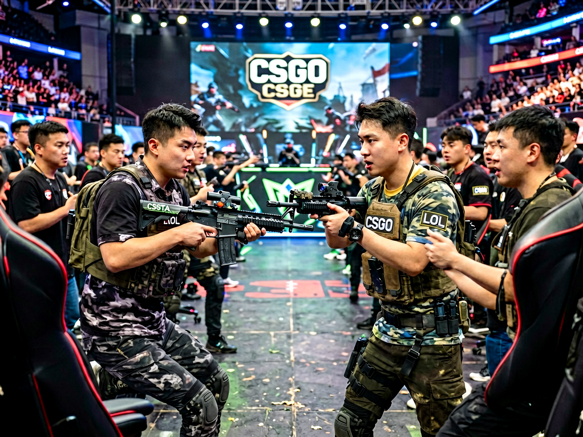 CSGO职业电竞赛事现场